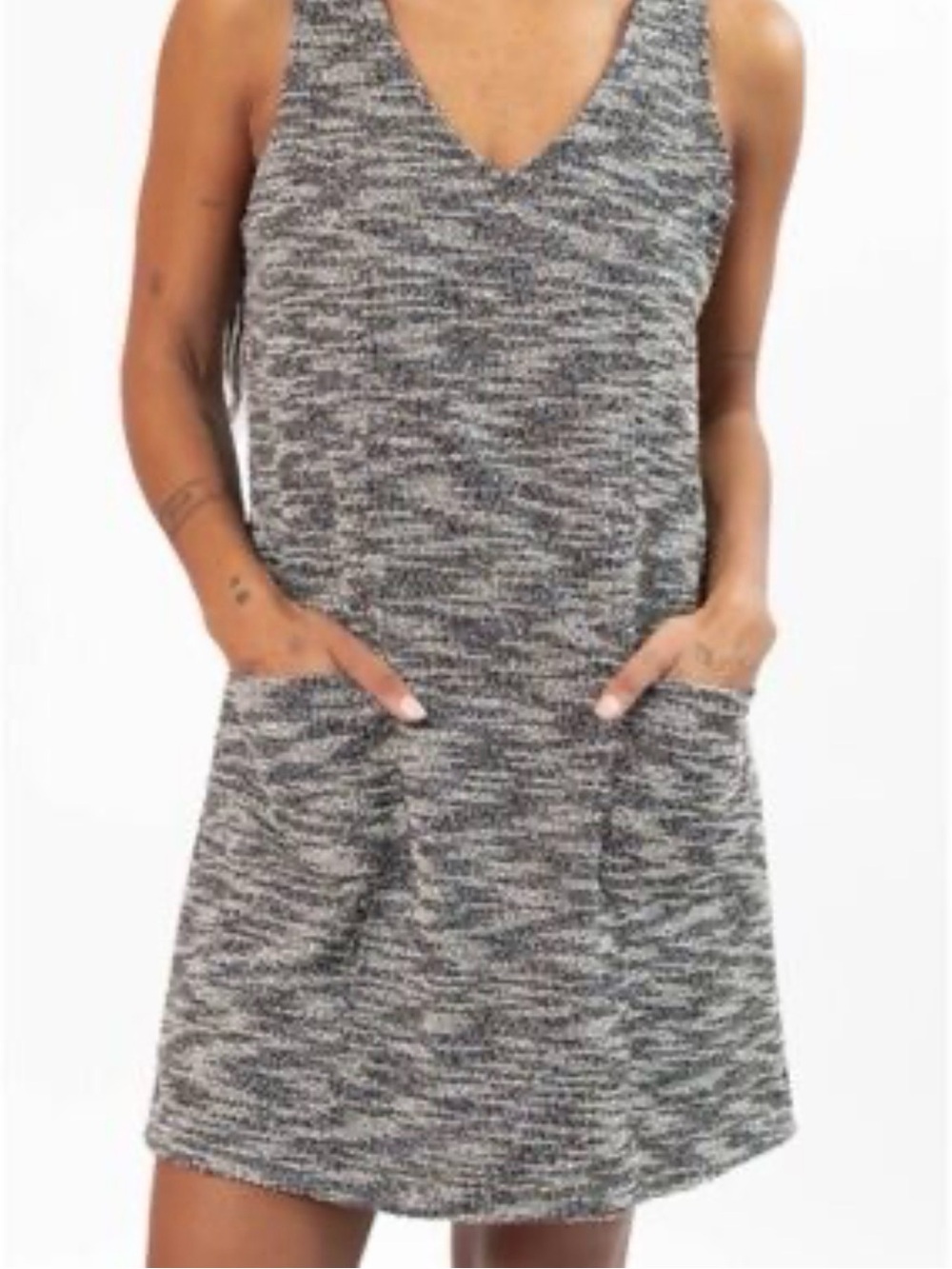 Chloe Mini Dress in Black Speckled from Jillian Harris x Smash + Tess